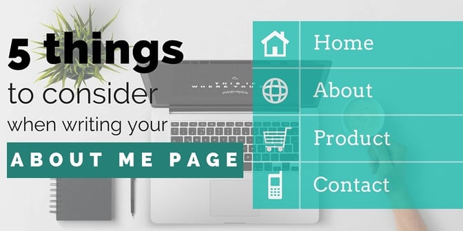 writing-about-me-page
