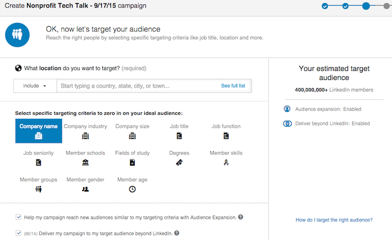 target-audience-linkedin-sponsored-updates