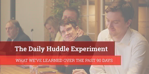 ArcStone Daily Huddle Experiment