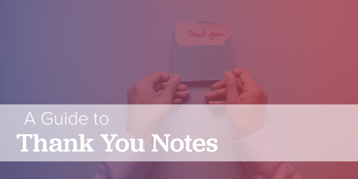 A guide to thank you notes for nonprofits