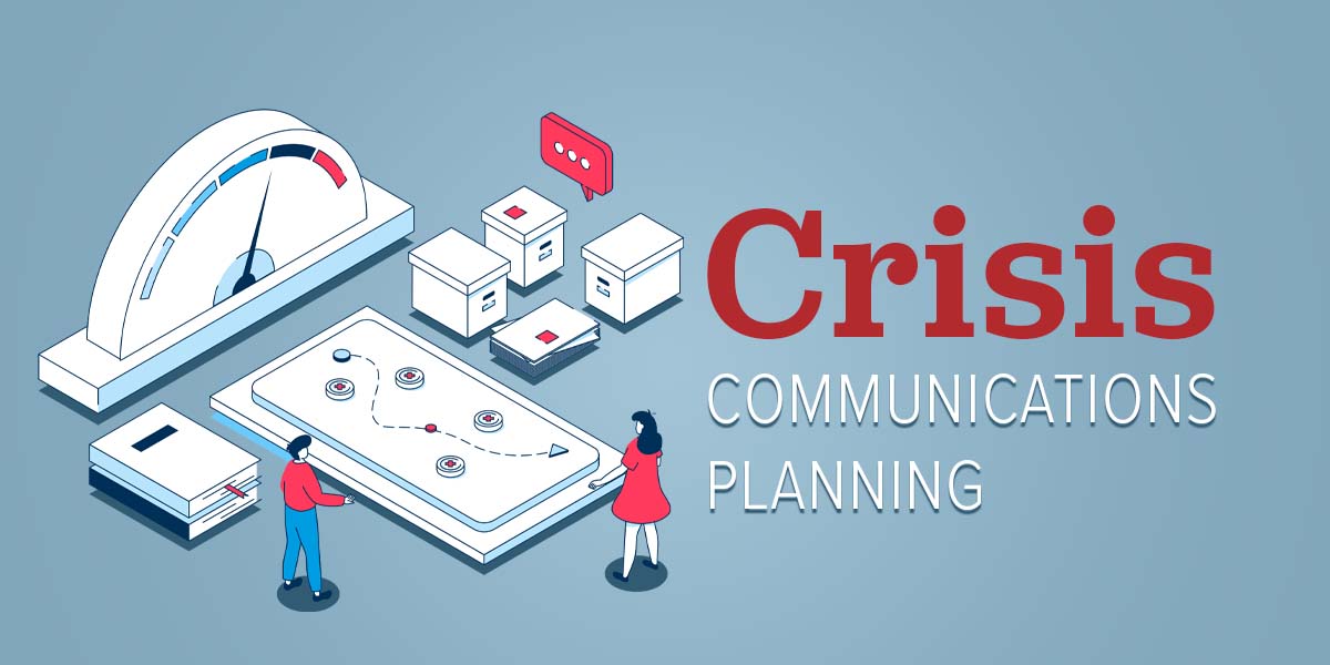 Illustration of people planning communications.