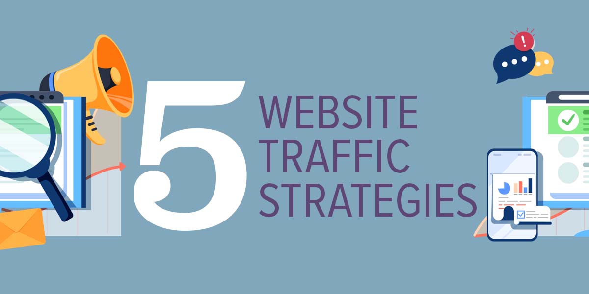 An illustration of website promotion items.