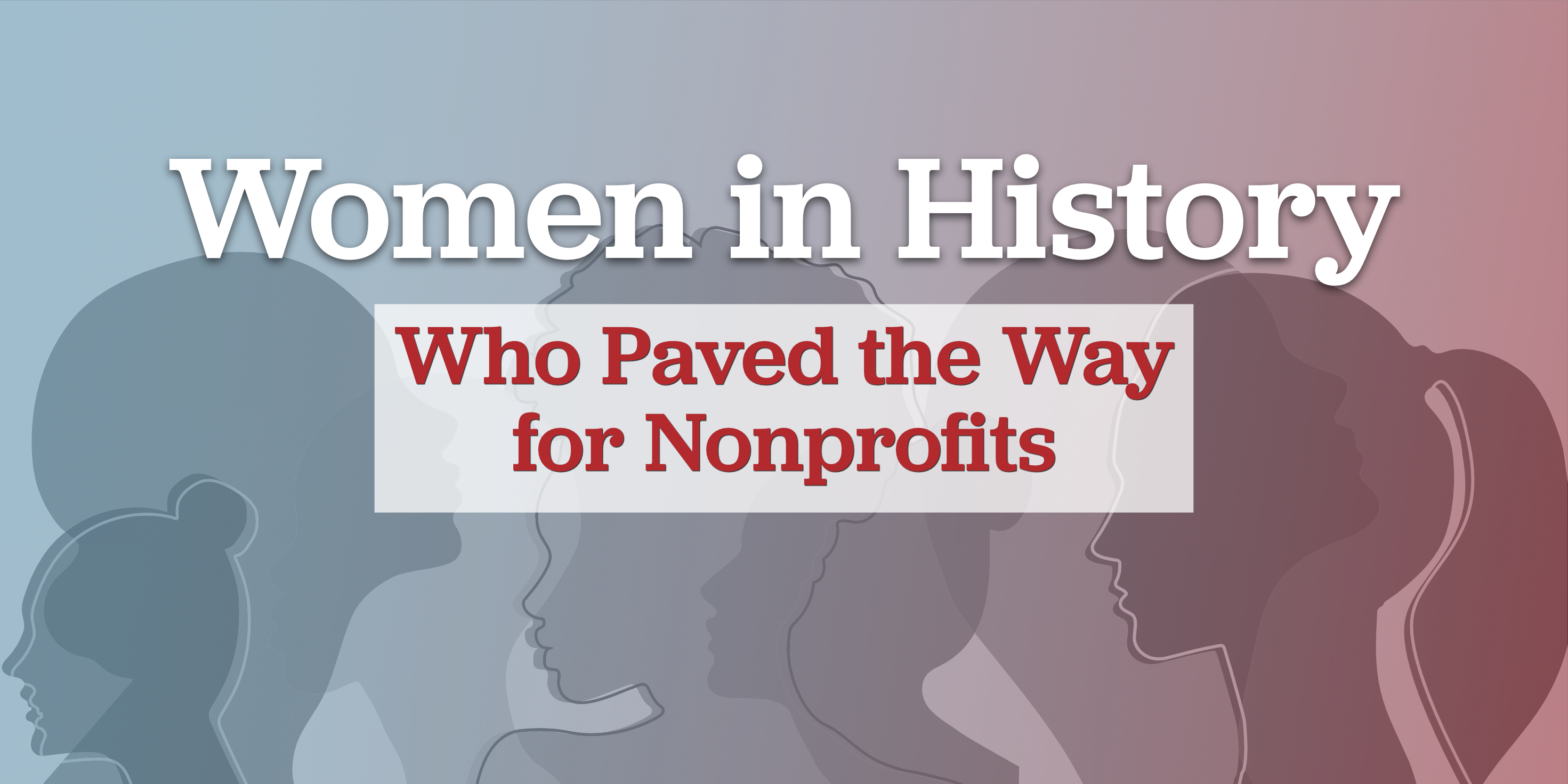 Image of female side-profile silhouettes with the text: 